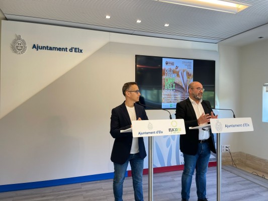 El viernes empieza llega al Camp d'Elx el ciclo literario impulsado por Ayuntamiento y 'Escritores en su tinta' 
