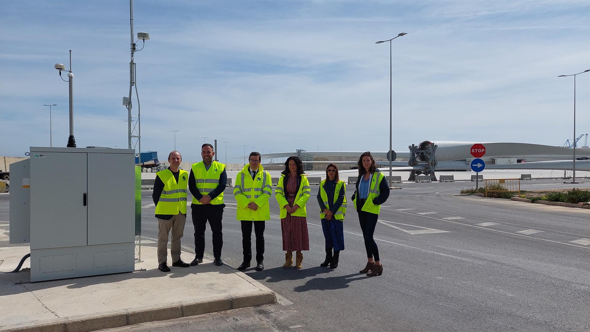 PortCastelló instala un nuevo captador de calidad de aire y suma seis en todo su perímetro