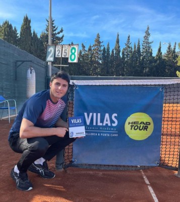 Pablo Llamas, del Real Murcia CT 1919, gana el ITF World Tennis de Palmanova