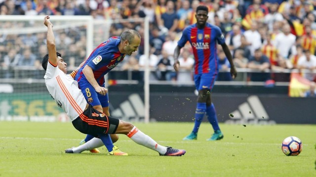 Enzo Pérez sobre la acción con Iniesta: 