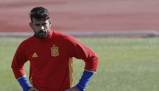 Diego Costa se ejercita en solitario