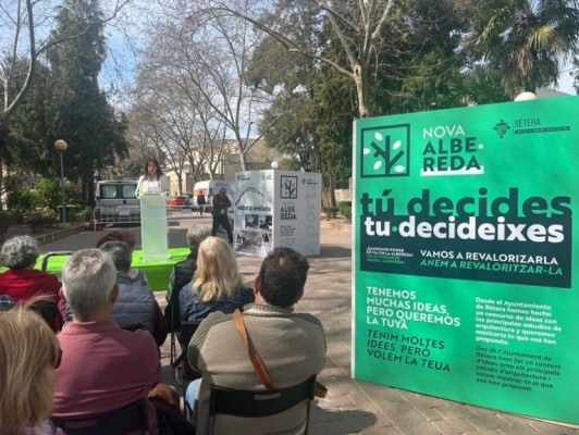 Bétera presenta siete propuestas para el proyecto Nova Albereda 
