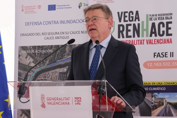 Puig anuncia una inversión de 25 millones para prevenir inundaciones y optimizar agua en Vega Baja