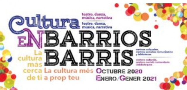 300 profesionales imparten teatro, música, títeres y lectura en 'Cultura en Barrios' de Alicante