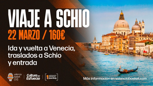 A Schio por 160 euros: Valencia Basket abre plazas para viajar a Italia en busca de la Final Four