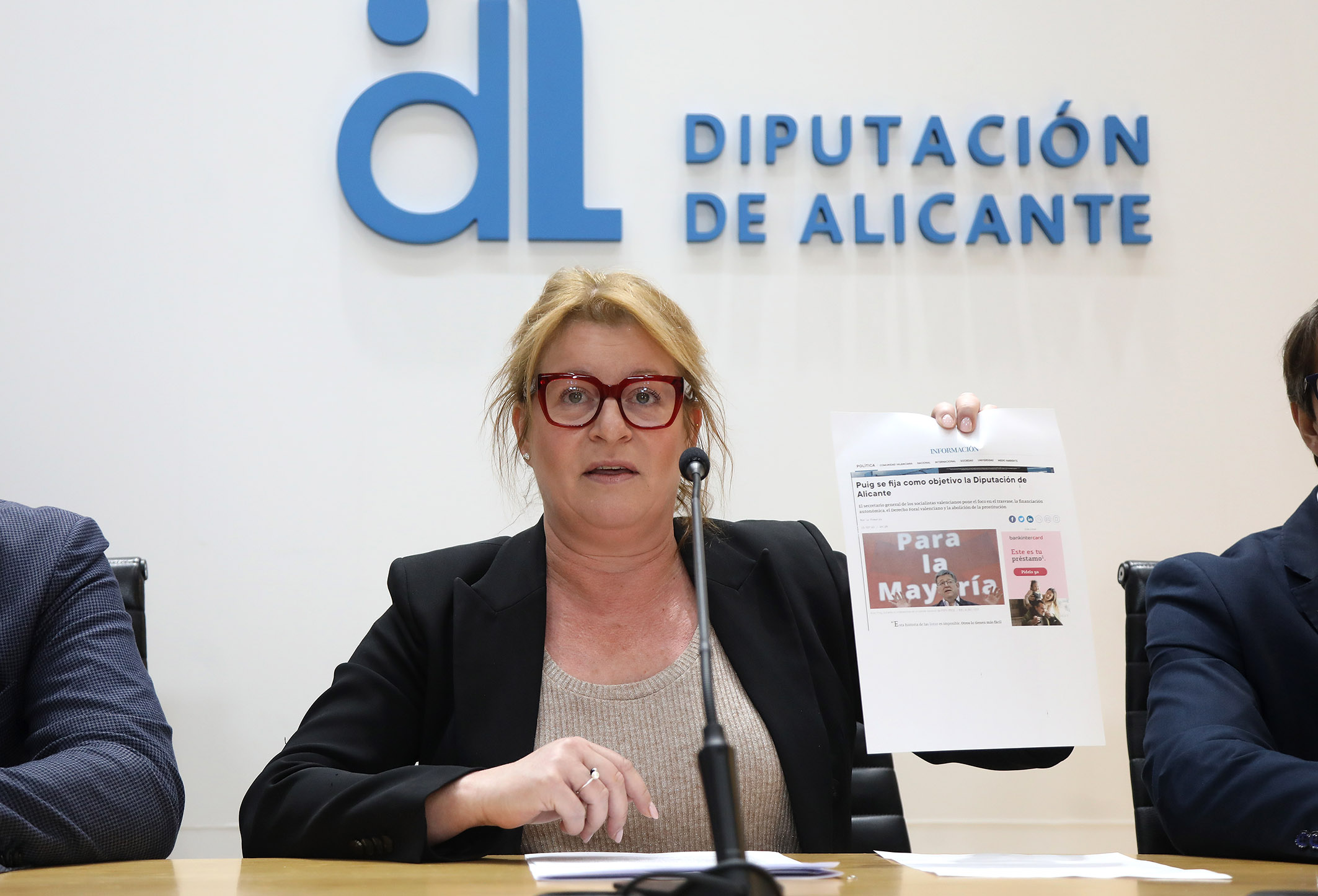La Diputación de Alicante acusa a Puig de 