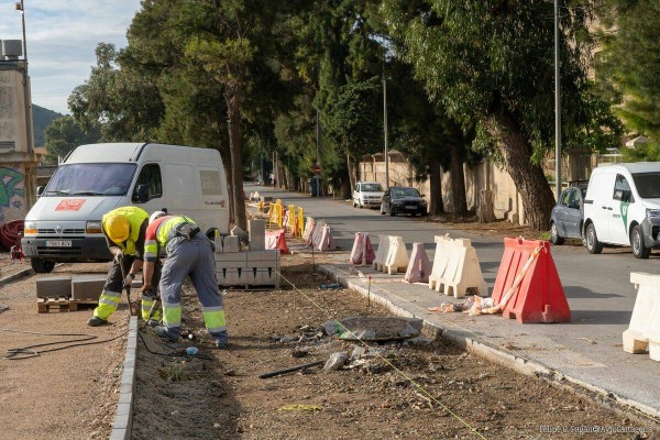 Las obras de renovación de calzadas y aceras en 9 pedanías de Murcia costarán 1,8 millones de euros