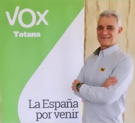 Marcos Cano García será el candidato de Vox a la Alcaldía de Totana