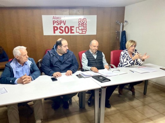 El PSOE de Alicante avala el comité de campaña de Barceló con Marín como coordinador