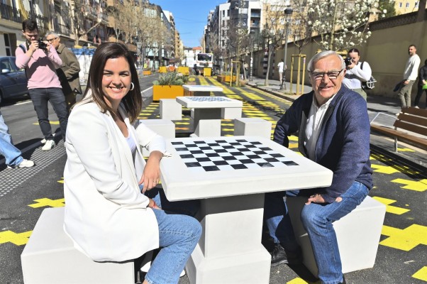 Acabadas las obras de la primera supermanzana de València, la de Petxina, con 13.000 m2