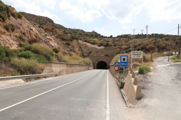 Este jueves se corta el segundo túnel que da acceso a Escombreras por labores de mantenimiento