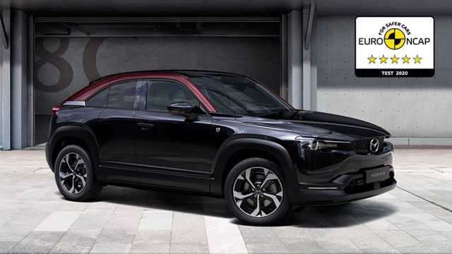 El Mazda MX-30 e-Skyactiv R-EV consigue una calificación cinco estrellas Euro NCAP
