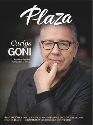 Carlos Goñi, portada de la revista Plaza de marzo