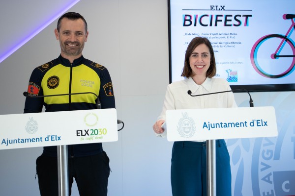 Movilidad organiza en Elche tres jornadas de promoción infantil de la bicicleta a través del Bicifest