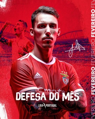 El valenciano Álex Grimaldo, elegido mejor defensa de febrero de la Liga de Portugal