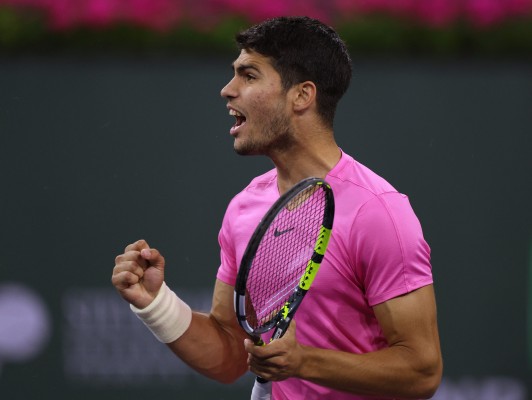 Alcaraz alcanza 100 triunfos ATP en 132 partidos y sólo le supera McEnroe, que necesitó uno menos