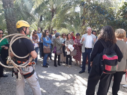 Expertos de Icomos visitaron Elche para conocer los tres patrimonios Unesco y las tareas de salvaguarda   