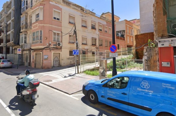 Un edificio de 5 plantas ocupará un solar cercano al Palacio Aguirre de Cartagena: 