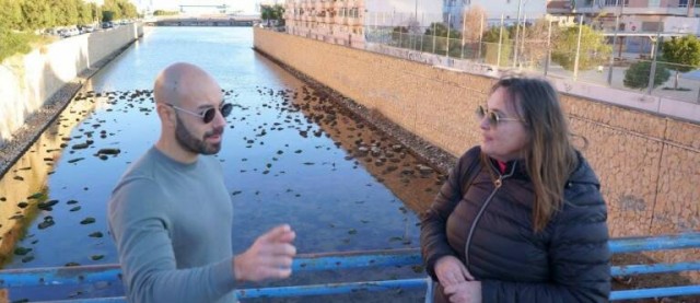 Podemos ve insuficiente y superficial la limpieza del barranco de las Ovejas de Alicante