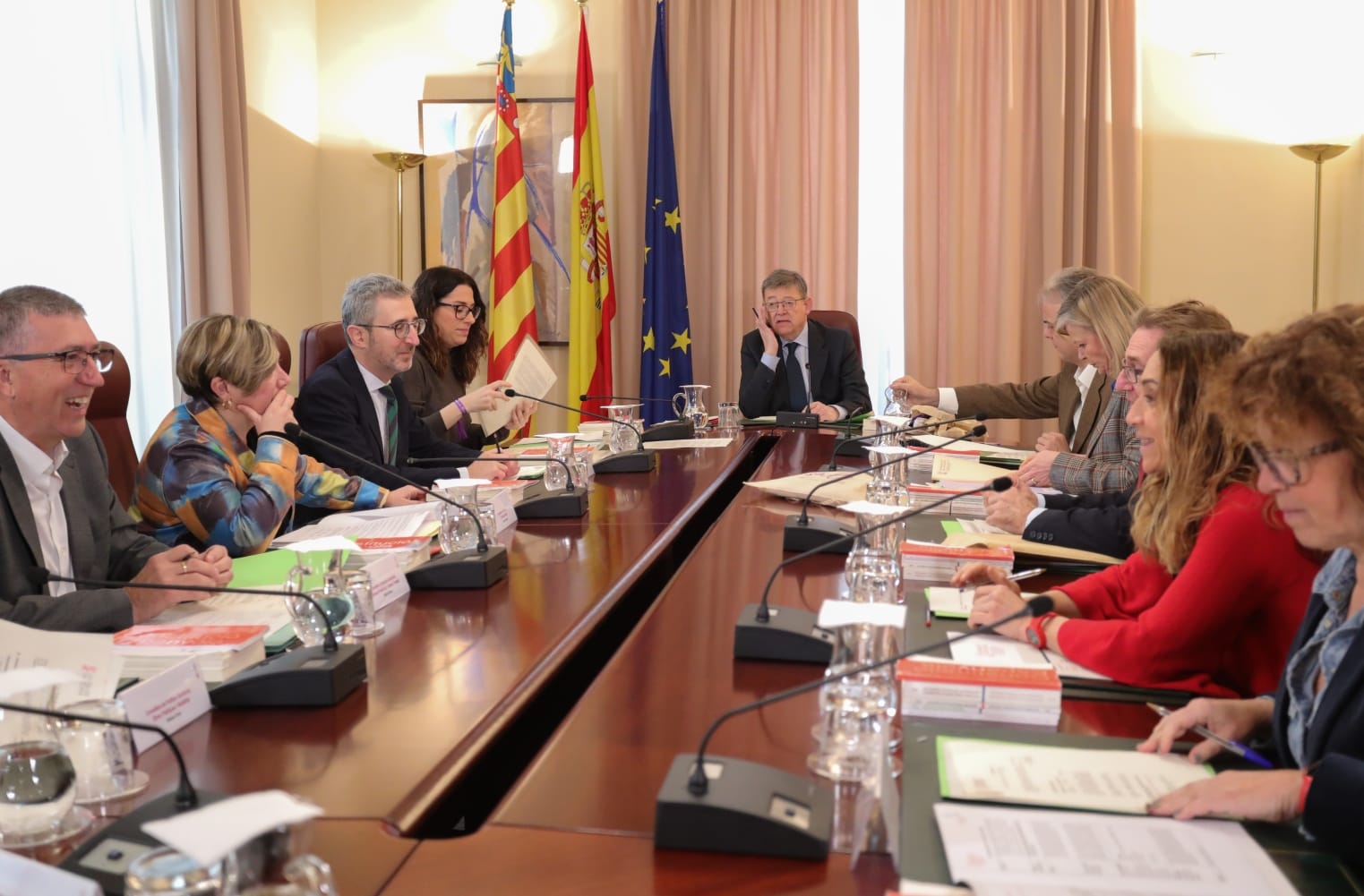 Imagen de uno de los últimos plenos del Consell. Foto: GVA - 