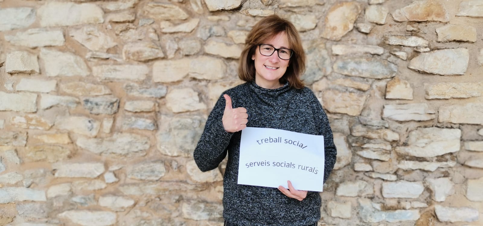 Anna García, trabajadora social en el ámbito rural. Foto: Cots Castelló - 