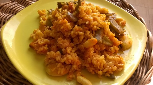 Paella vegana: sí, sin zanahoria, ni maíz por favor