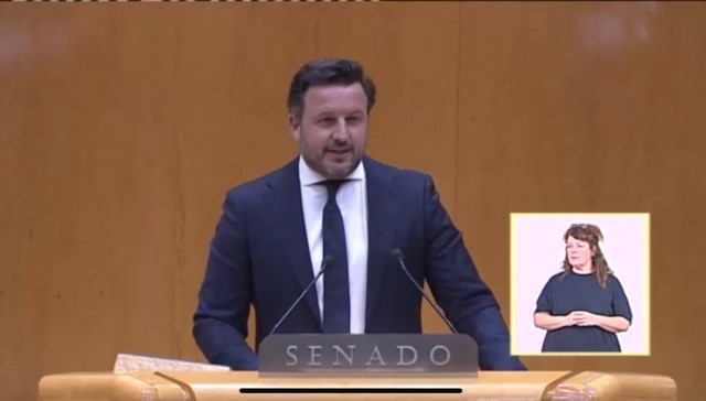 Ruz carga en el Senado contra González, Puig y Sánchez y exige inversiones pendientes para Elche