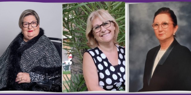 Manuela Andrés, Regina Garcia i Gloria Saborit reben el premi Dia de la Dona a Borriana