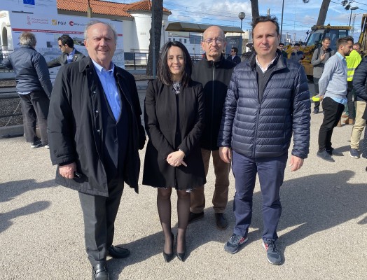 Comienzan las obras del nuevo apeadero y la duplicación de vía en Fuente del Jarro 
