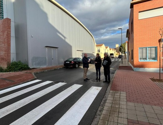 Plan especial para repintar los viales de trafico del Espíritu Santo de Espinardo