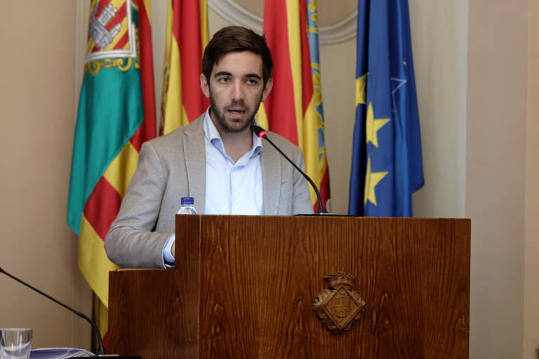 El portavoz de la confluencia en el Ayuntamiento de Castelló, Fernando Navarro. Foto: ANTONIO PRADAS - 