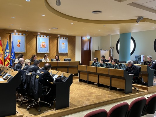 Burriana reforzará la seguridad en Fallas con 230 dispositivos de policías, bomberos y voluntarios