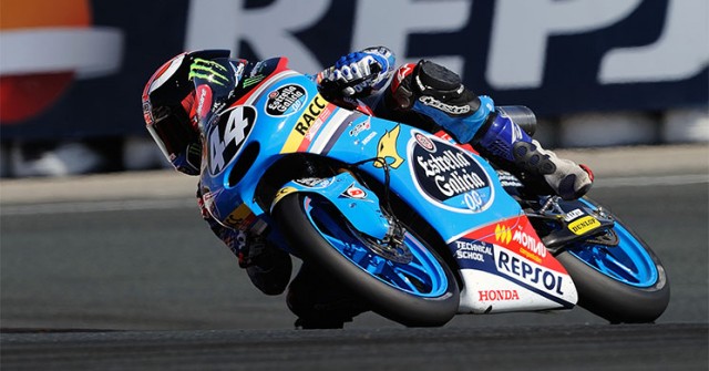 Canet logra la primera pole de su carrera en Moto3

