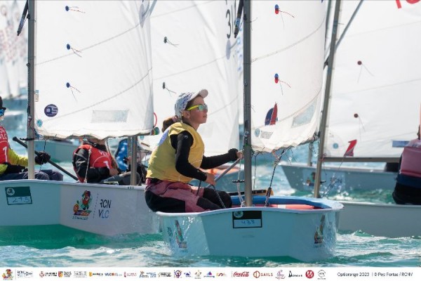 Travis Greenberg y Olha Lubianska se proclaman campeones de la Optiorange en el Real Club Náutico de Valencia