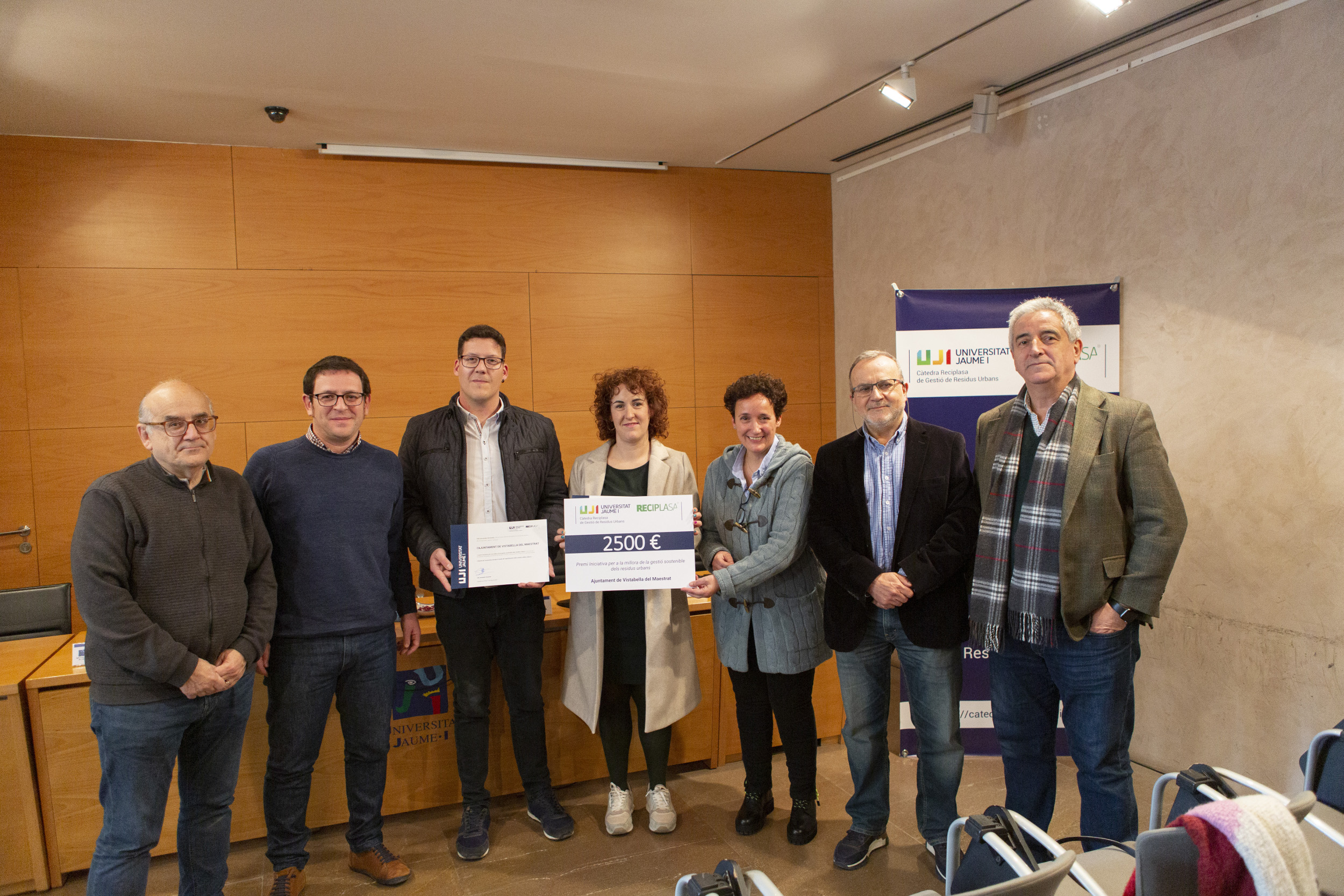 La Càtedra Reciplasa de l'UJI premia a Vistabella del Maestrat per la gestió dels residus sòlids urbans