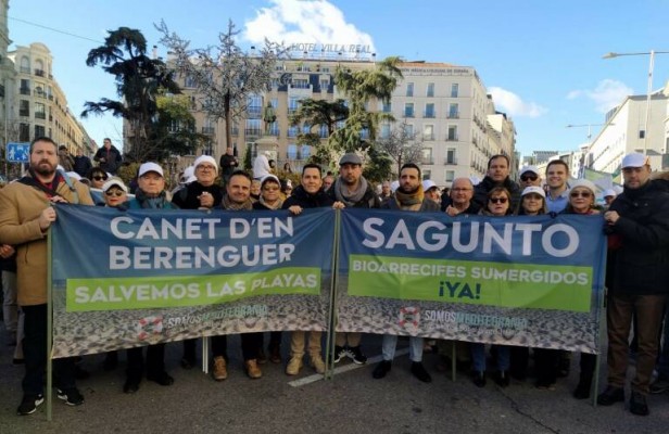 Sagunt y Canet defienden sus playas ante la Demarcación de Costas de València
