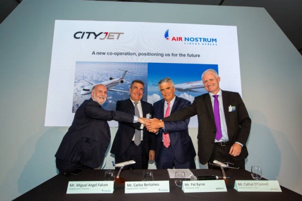 Bruselas aprueba la fusión de Air Nostrum con la irlandesa CityJet