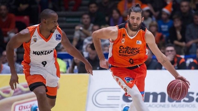 Diot firmó ante el Baskonia su mejor partido con el Valencia Basket en la ACB
