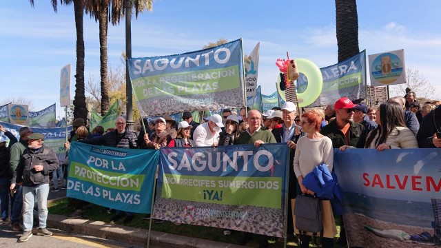  Sagunt y Canet protestan frente a la Demarcación de Costas este viernes
