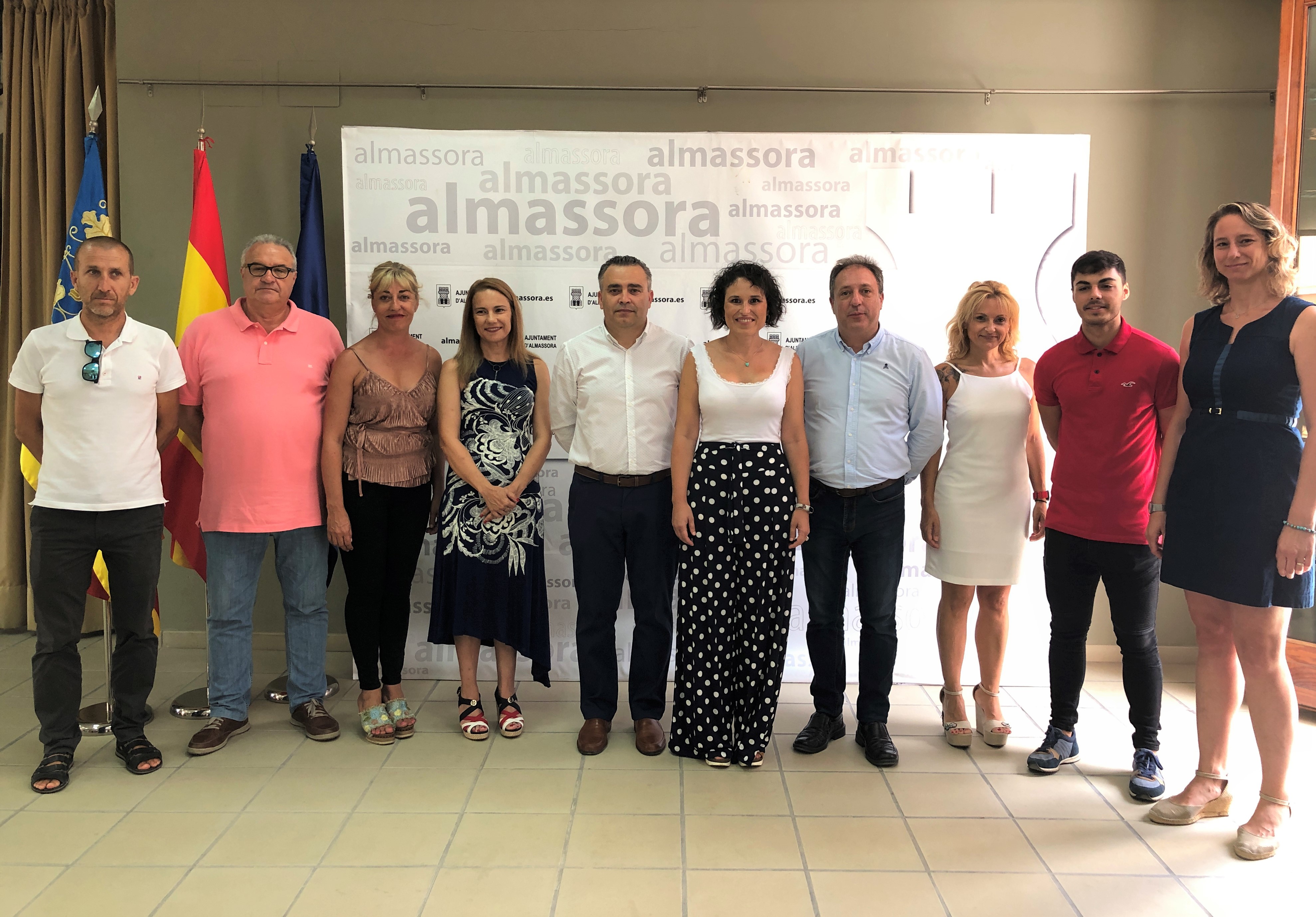 El equipo de la alcaldesa, Merche Galí, para las elecciones del 28 de mayo. - 