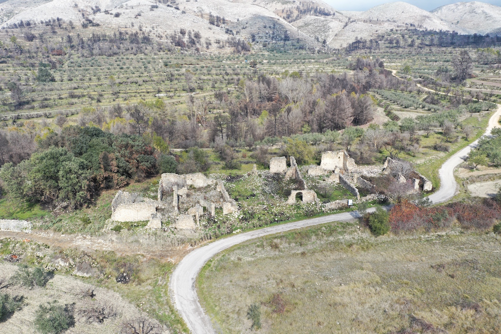 Drones para evaluar los efectos de los incendios en el patrimonio del Alto Palancia o L'Alcalatén