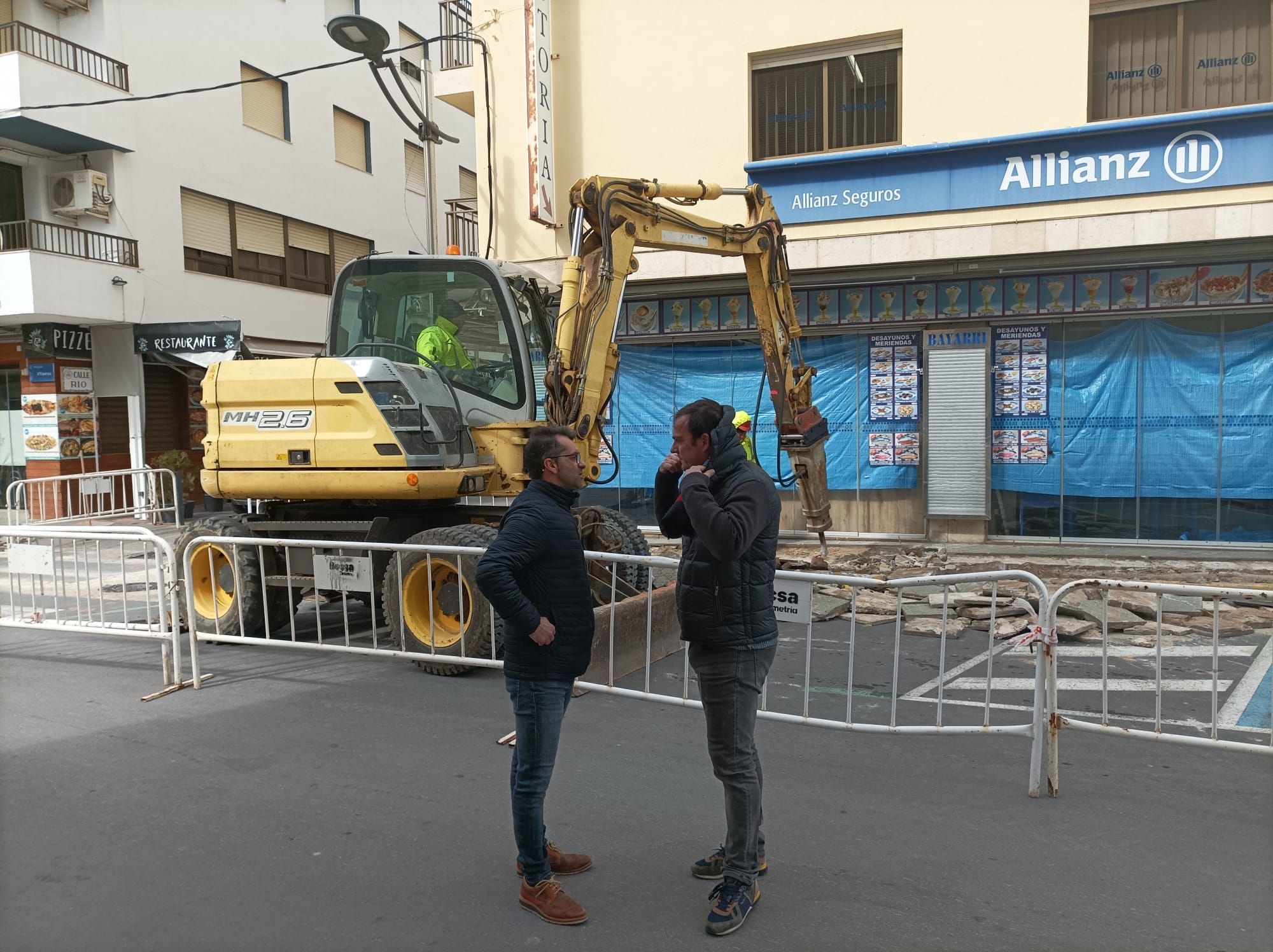 El Ayuntamiento de Peñíscola inicia las obras de reurbanización de la Avenida España