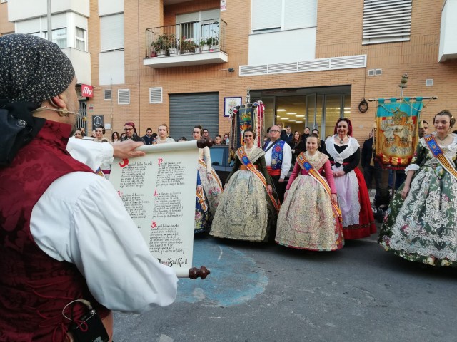 El 'Pregó' y la 'Crida' dan el pistoletazo de salida de las Fallas de Burriana