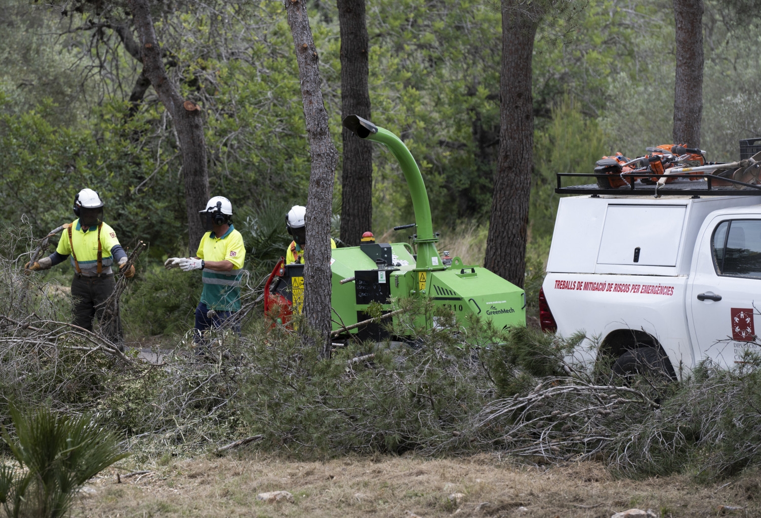 Diputació i Generalitat destinen 2,4 milions a treballs de mitigació per a prevenir incendis en 2023