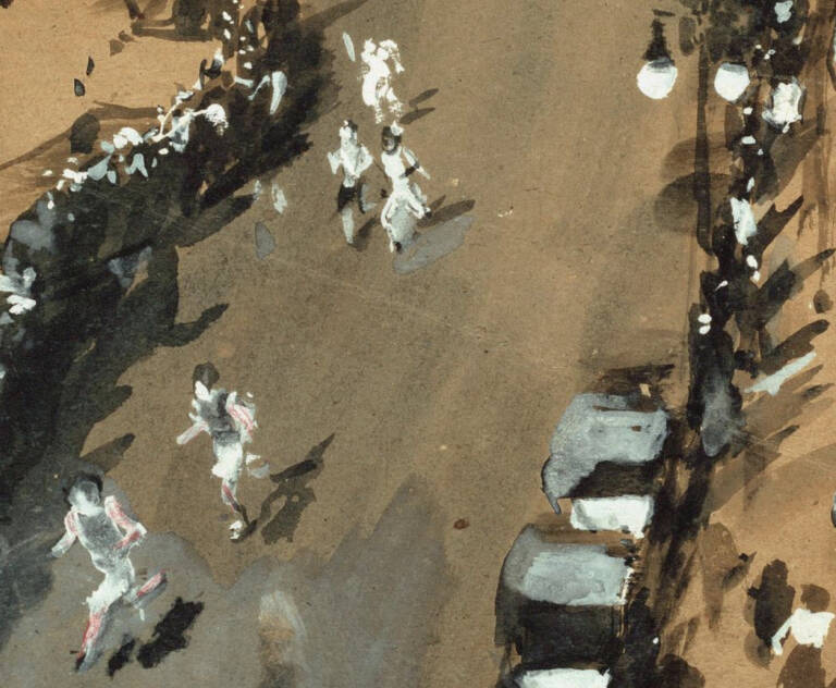 Uno de los momentos que se representará será la estancia del pintor en Nueva York (Carrera-maratón, Nueva York,' de Sorolla)   - 