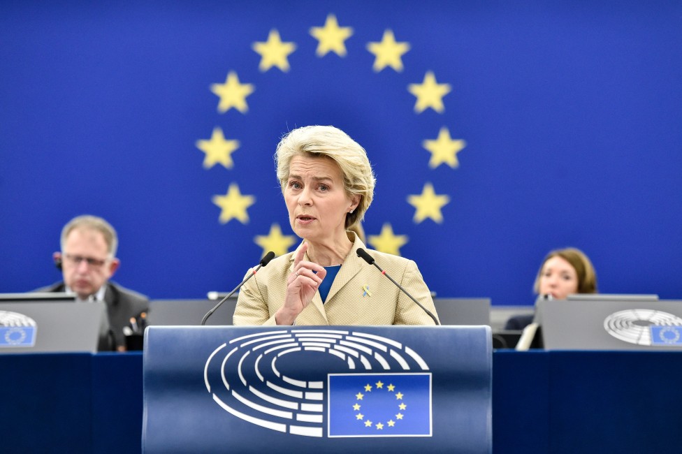 Ursula von der Leyen. Foto: ERIC VIDAL/EUROPEAN PARLIAMENT/D/DPA - 