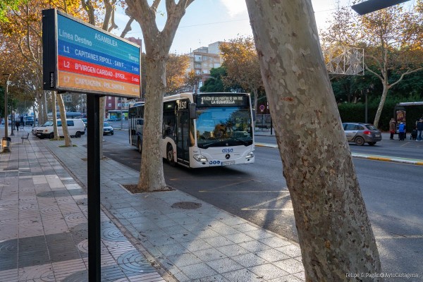El Gobierno de España destina 320.000 euros para costear el 30% del billete del autobús a los cartageneros