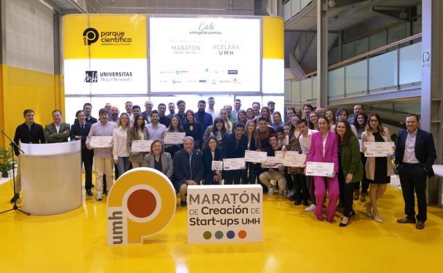 El Parque Científico de la UMH premia a los ganadores de la primera fase de la 12ª Maratón 