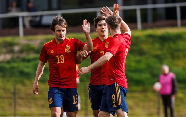Mario Domínguez marca en la victoria de España sub 19 ante Noruega