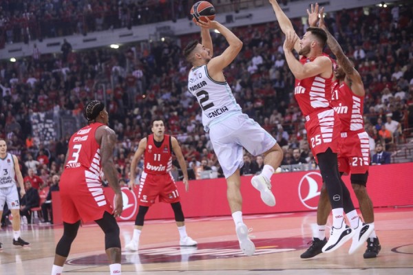 Valencia Basket recibe al líder Olympiacos para dar la sorpresa y mirar arriba